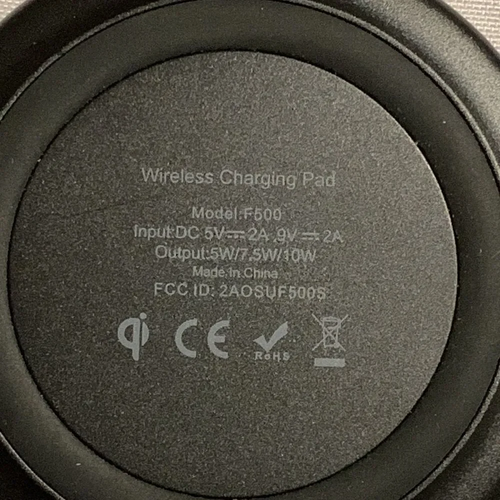 Yootech Set of two wireless chargers. Used one temporary & never the second one